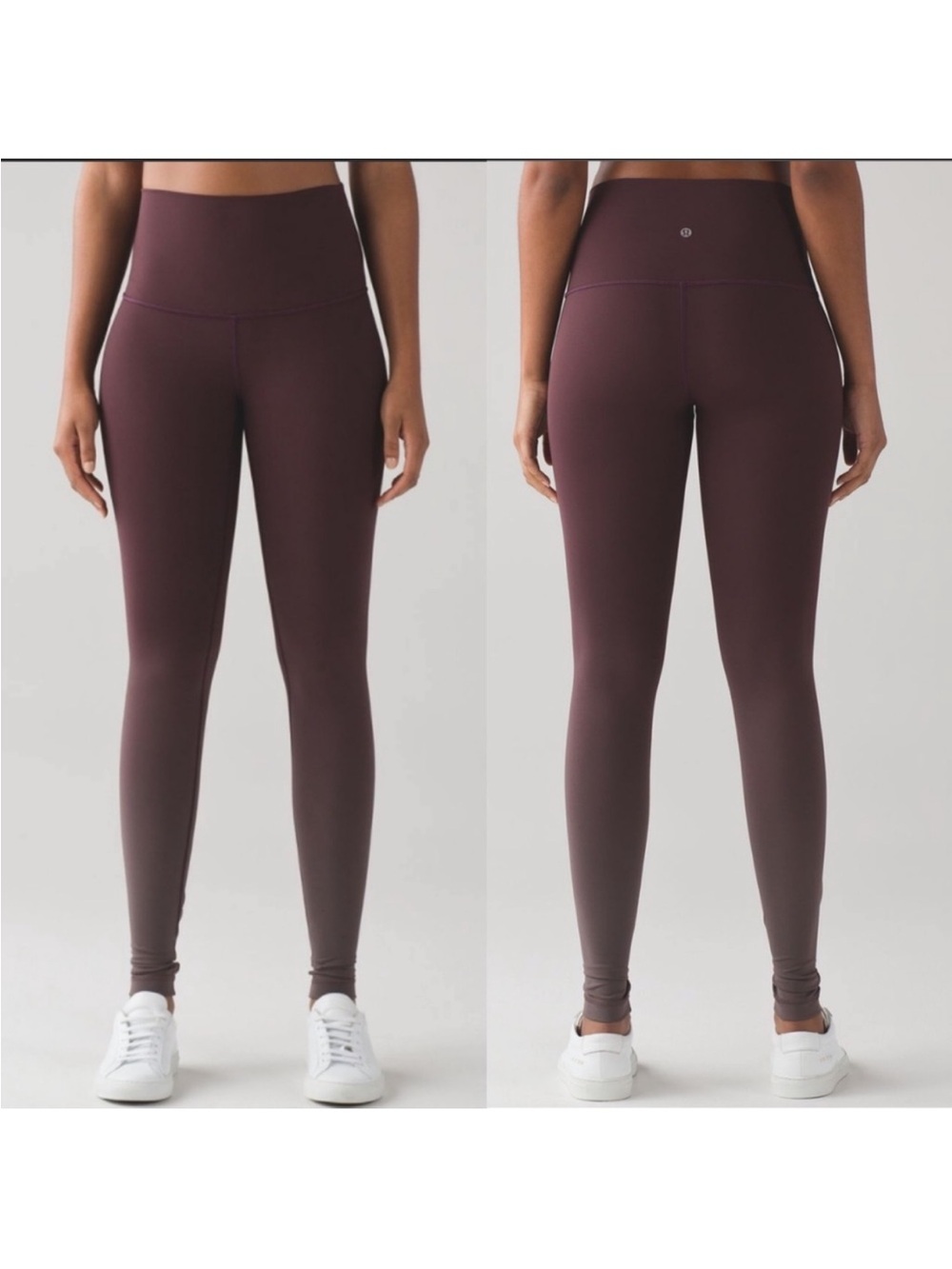 Lululemon Wunder Under Black Cherry Ombre